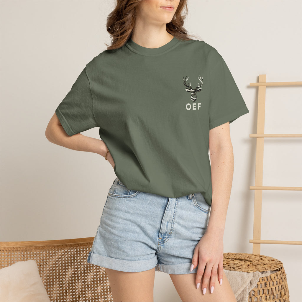 T shirt front and back