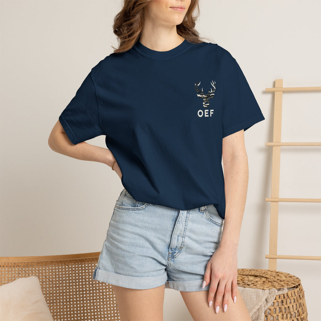 T shirt front and back