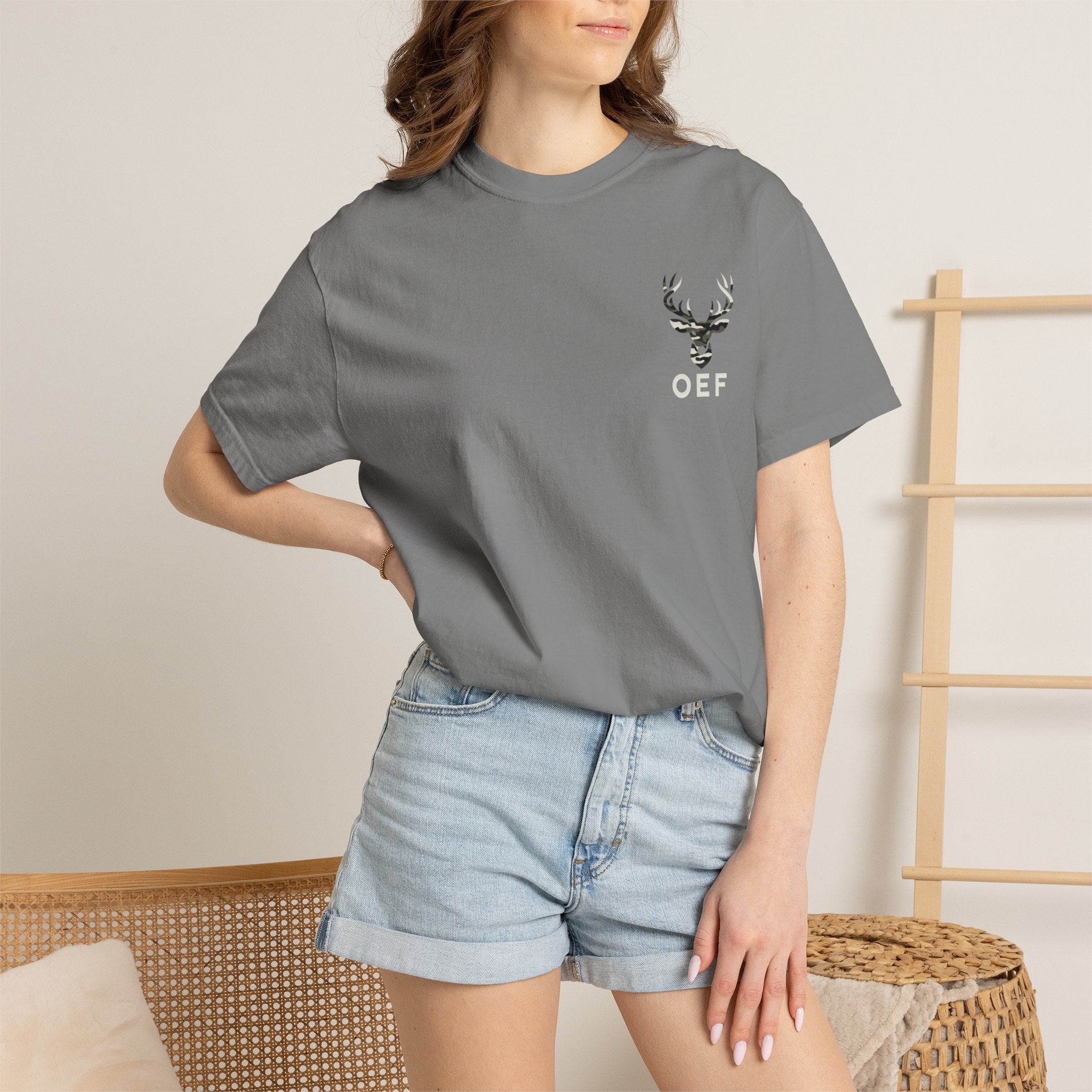 T shirt front and back