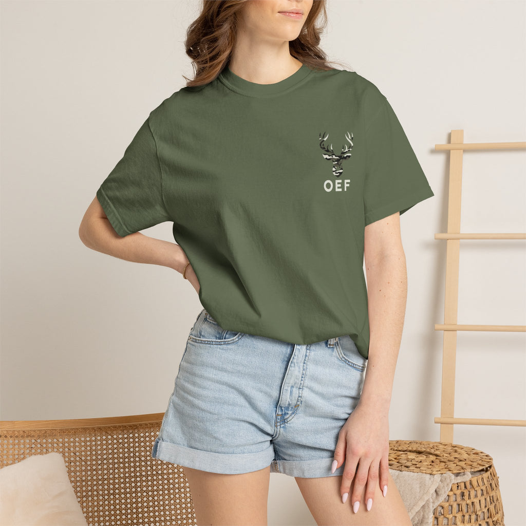 T shirt front and back