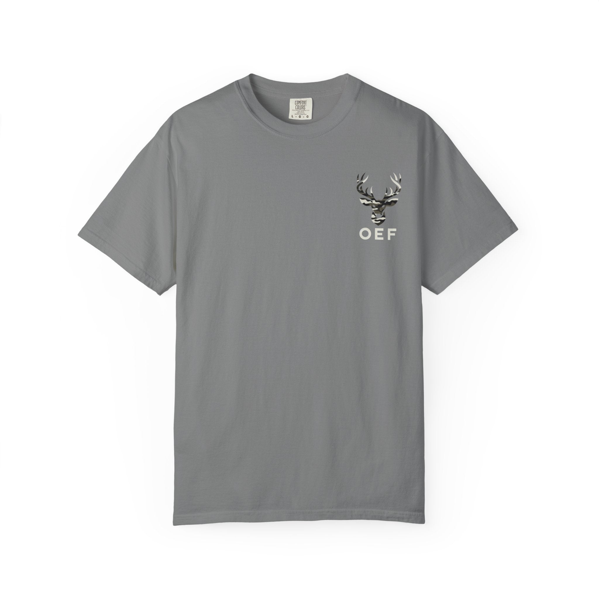 T shirt front and back