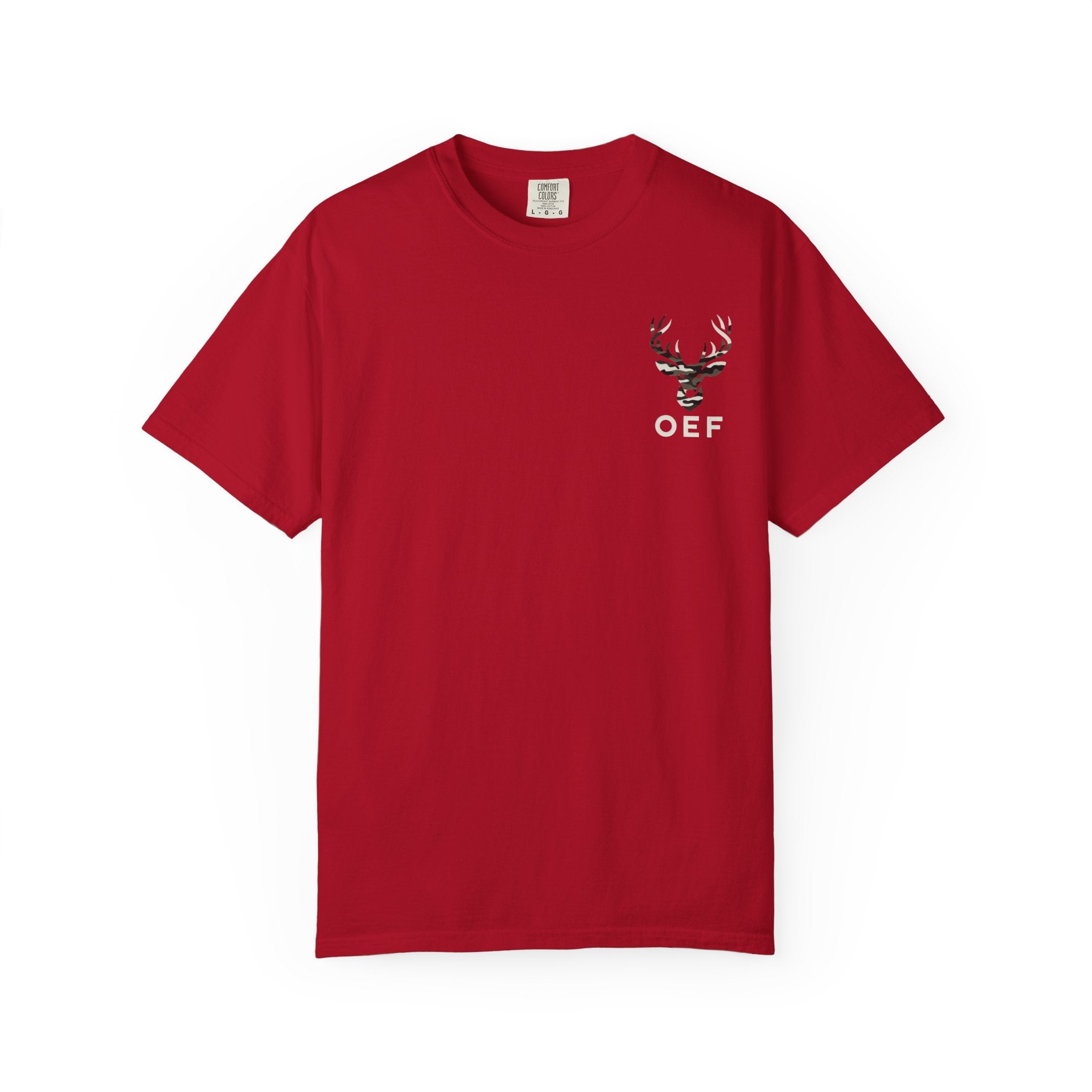 T shirt front and back