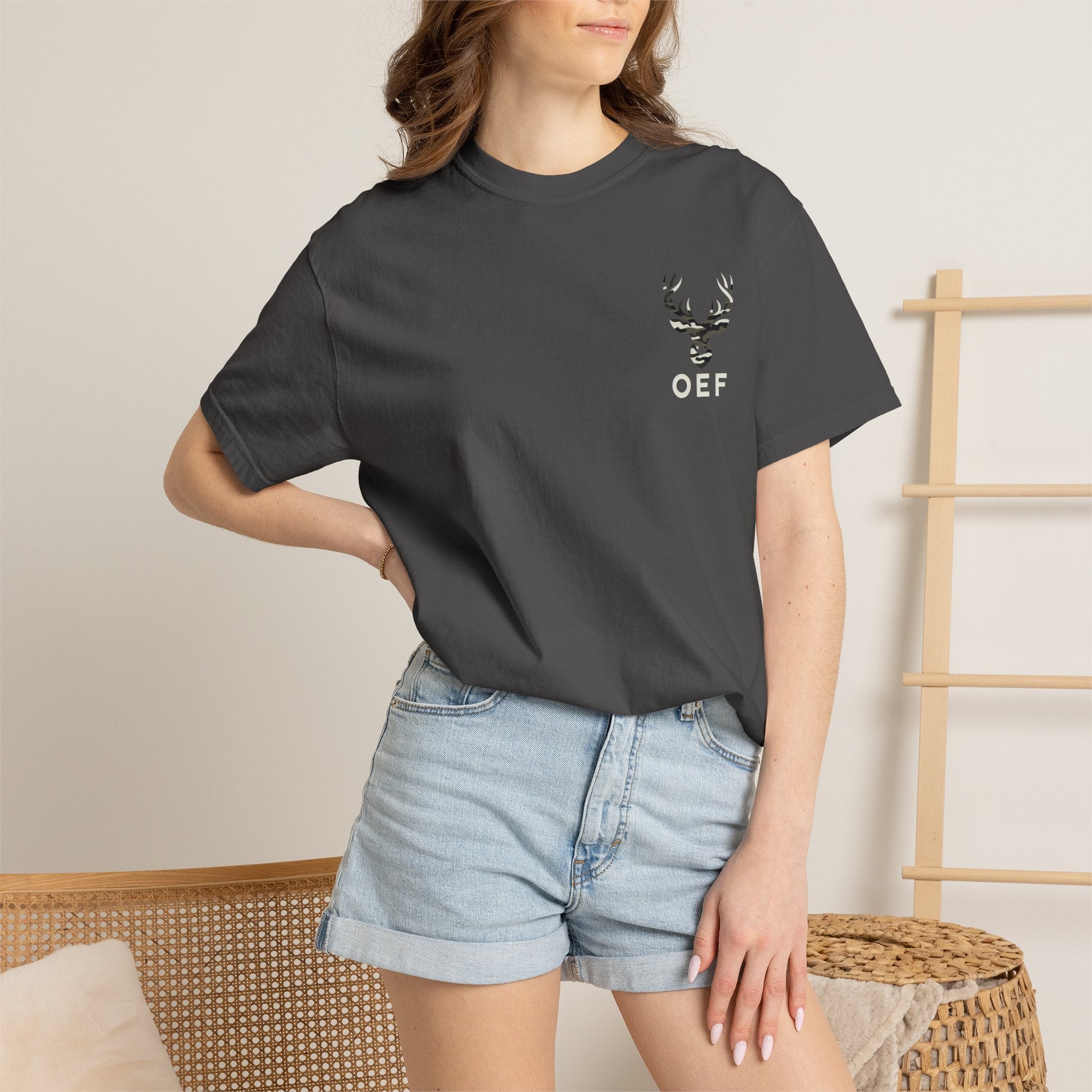 T shirt front and back